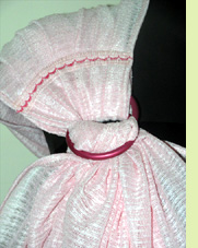 Αντηλιακό ύφασμα solarveil σε μάρσιπο σλινγκ