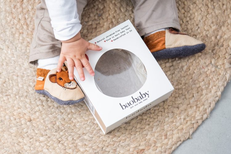 Baobaby βρεφικά παπούτσια αγκαλιάς με μαλακή σόλα, Leo, λιονταράκι