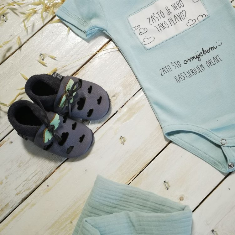 Baobaby βρεφικά παπούτσια αγκαλιάς με μαλακή σόλα, Fly mint, πέδιλα
