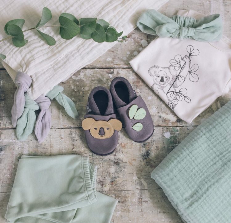 Baobaby βρεφικά παπούτσια αγκαλιάς με μαλακή σόλα, Koala, κοάλα