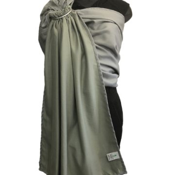 Εργονομικός Μάρσιπος με κρίκους Ring Sling Soft and Cool Grey-Sage