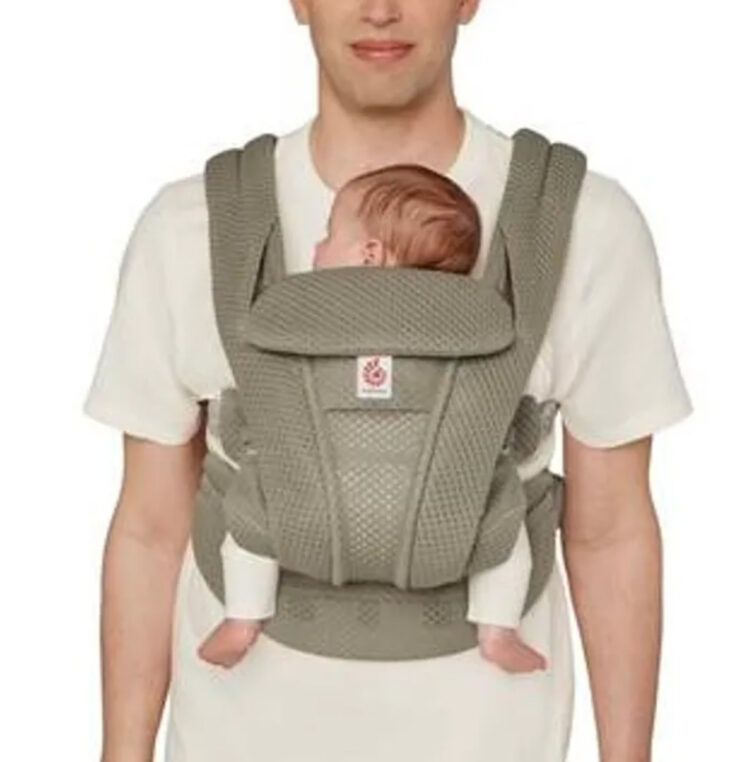 Εργονομικός μάρσιπος Ergobaby Omni Deluxe σε χρώμα soft Olive