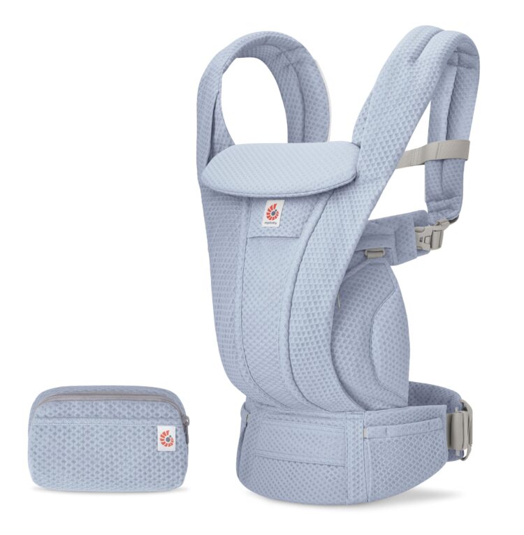 Εργονομικός μάρσιπος Ergobaby Omni Deluxe Serene Blue για όλες τις θέσεις και όλες τις ηλικίες