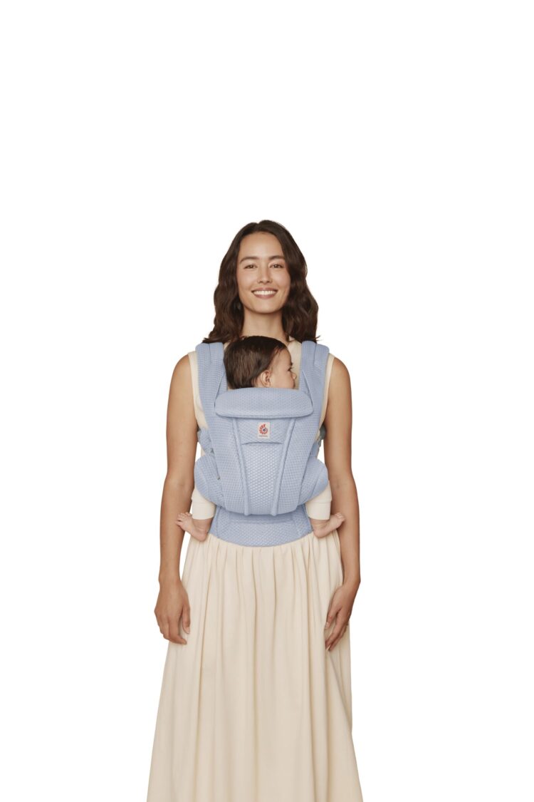Εργονομικός μάρσιπος Ergobaby Omni Deluxe Serene Blue για όλες τις θέσεις και όλες τις ηλικίες