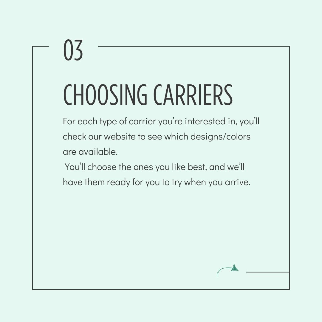 choose moderls before coming